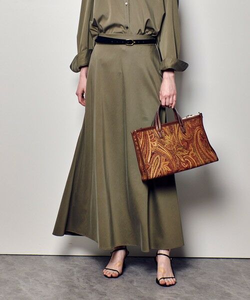 allureville / アルアバイル ミニ・ひざ丈スカート | フィブリルバイヤスナロースカート | 詳細20