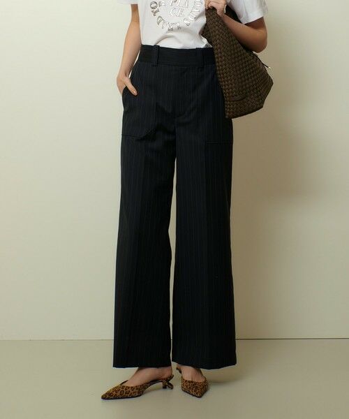 allureville / アルアバイル その他パンツ | トリアセサイロシアーワイドパンツ | 詳細1