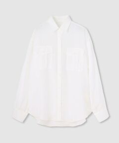 allureville / アルアバイル シャツ・ブラウス | シアーリネンサファリシャツ