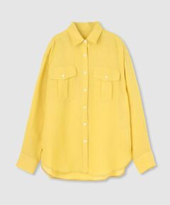 allureville / アルアバイル シャツ・ブラウス | シアーリネンサファリシャツ