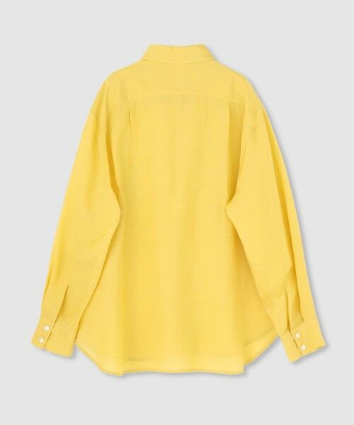 allureville / アルアバイル シャツ・ブラウス | シアーリネンサファリシャツ | 詳細4