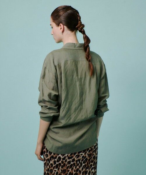 allureville / アルアバイル シャツ・ブラウス | シアーリネンサファリシャツ | 詳細8