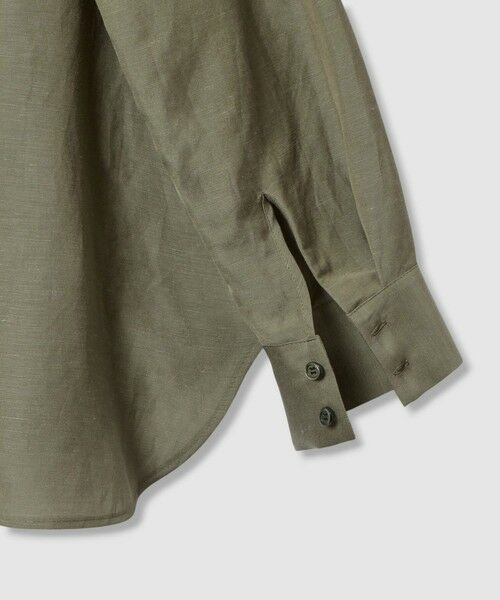 allureville / アルアバイル シャツ・ブラウス | シアーリネンサファリシャツ | 詳細14