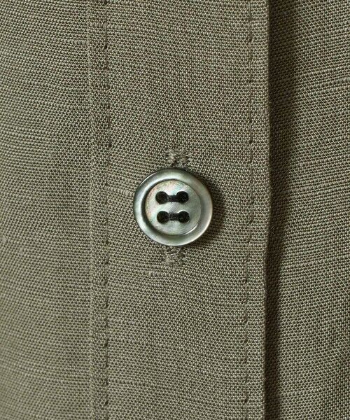 allureville / アルアバイル シャツ・ブラウス | シアーリネンサファリシャツ | 詳細15