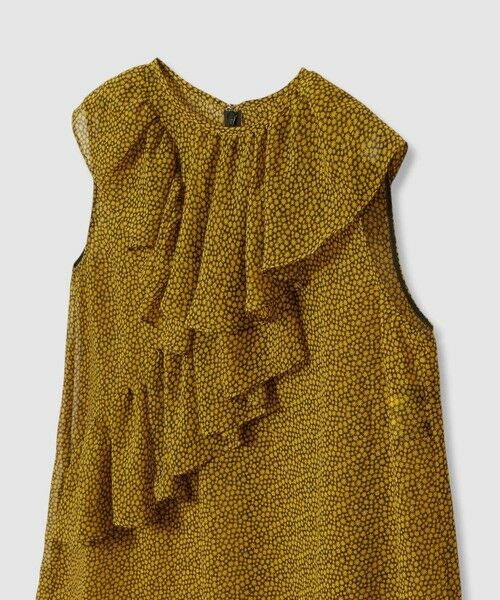 allureville / アルアバイル シャツ・ブラウス | ルミナスプリントアシンメラッフルブラウス | 詳細6