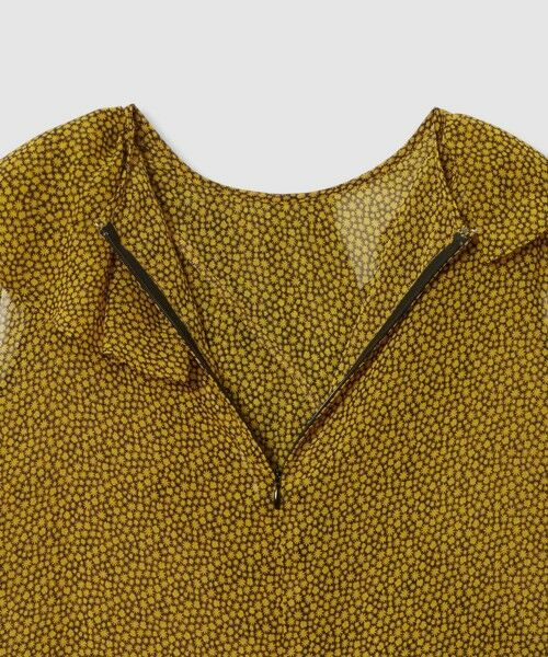 allureville / アルアバイル シャツ・ブラウス | ルミナスプリントアシンメラッフルブラウス | 詳細7