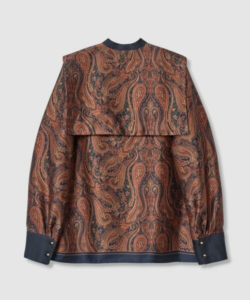 allureville / アルアバイル シャツ・ブラウス | OFFICINAペイズリープリントブラウス | 詳細5