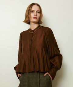 allureville / アルアバイル シャツ・ブラウス | ヘムマチフレアブラウス