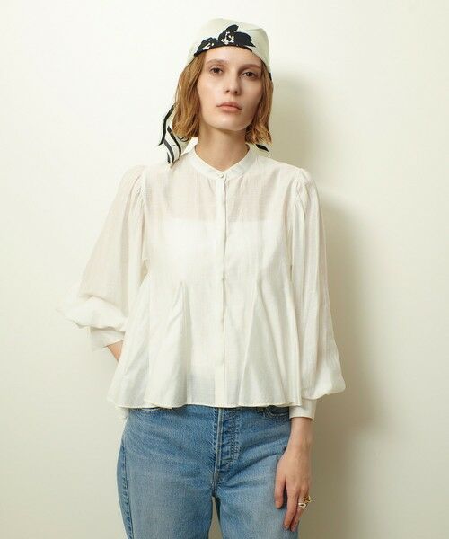 allureville / アルアバイル シャツ・ブラウス | ヘムマチフレアブラウス | 詳細1
