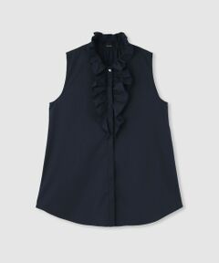 allureville / アルアバイル シャツ・ブラウス | フロントフリルノースリブラウス