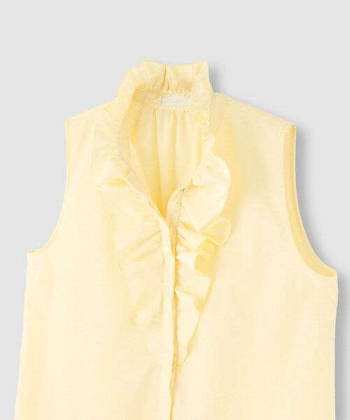 allureville / アルアバイル シャツ・ブラウス | フロントフリルノースリブラウス | 詳細2