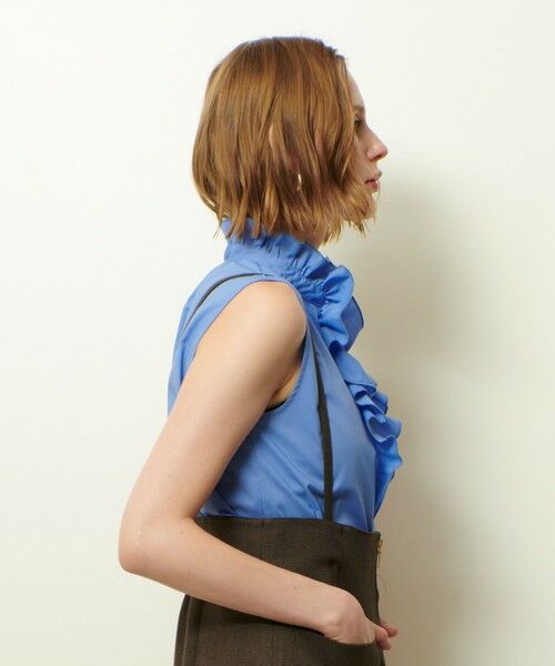 allureville / アルアバイル シャツ・ブラウス | フロントフリルノースリブラウス | 詳細7