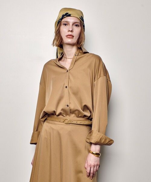 allureville / アルアバイル シャツ・ブラウス | フィブリルカシュクールシャツ | 詳細1