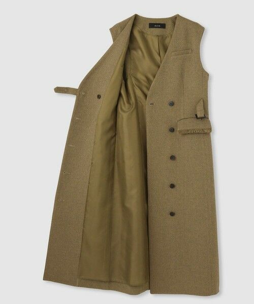 allureville / アルアバイル ロング・マキシ丈ワンピース | ツィードライクロングジレワンピース | 詳細10