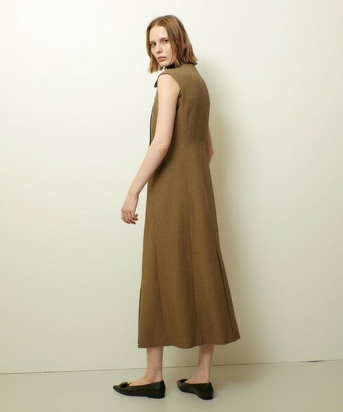 allureville / アルアバイル ロング・マキシ丈ワンピース | ツィードライクロングジレワンピース | 詳細4