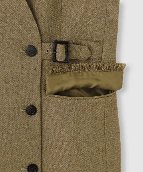 allureville / アルアバイル ロング・マキシ丈ワンピース | ツィードライクロングジレワンピース | 詳細8