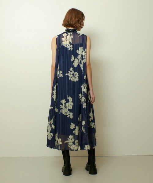 allureville / アルアバイル ロング・マキシ丈ワンピース | シャドウストライプヨウリュウワンピース | 詳細20