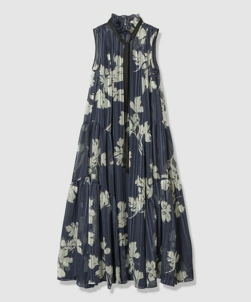 allureville / アルアバイル ロング・マキシ丈ワンピース | シャドウストライプヨウリュウワンピース | 詳細22