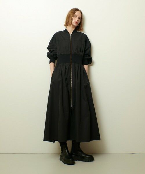 allureville / アルアバイル ロング・マキシ丈ワンピース | ボンバーワンピース　 | 詳細8