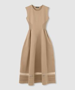 allureville / アルアバイル ドレス | ◇ ウエストマークリブワンピース