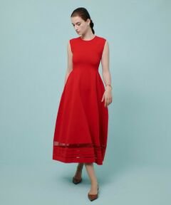 allureville / アルアバイル ドレス | ◇ ウエストマークリブワンピース