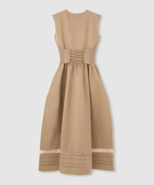 allureville / アルアバイル ドレス | ◇ ウエストマークリブワンピース | 詳細1