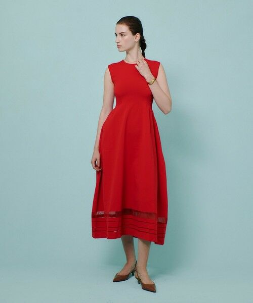 allureville / アルアバイル ドレス | ◇ ウエストマークリブワンピース | 詳細3
