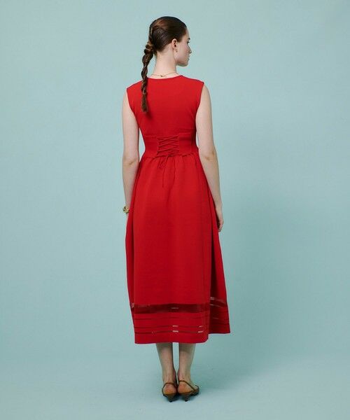 allureville / アルアバイル ドレス | ◇ ウエストマークリブワンピース | 詳細5