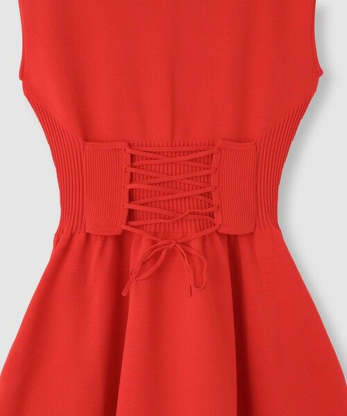 allureville / アルアバイル ドレス | ◇ ウエストマークリブワンピース | 詳細10
