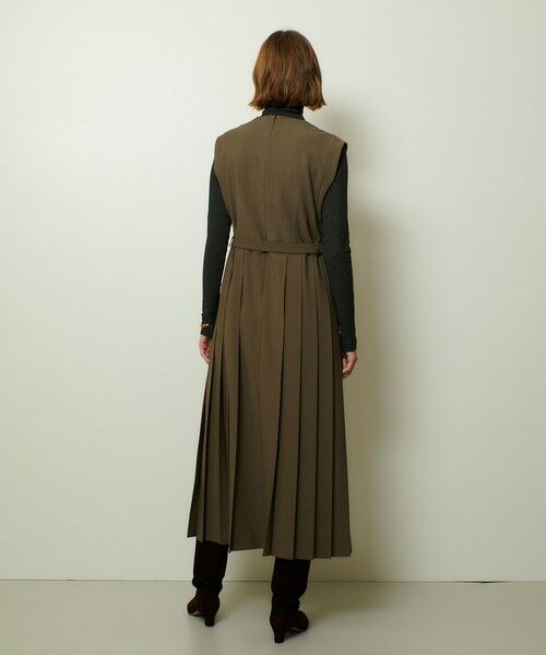 allureville / アルアバイル ロング・マキシ丈ワンピース | サイドスリットプリーツロングワンピース | 詳細3