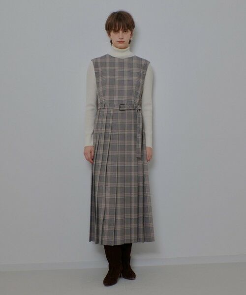 allureville / アルアバイル ロング・マキシ丈ワンピース | サイドスリットプリーツロングワンピース | 詳細8