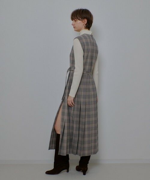 allureville / アルアバイル ロング・マキシ丈ワンピース | サイドスリットプリーツロングワンピース | 詳細10