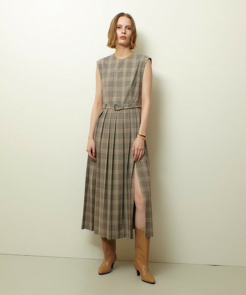 allureville / アルアバイル ロング・マキシ丈ワンピース | サイドスリットプリーツロングワンピース | 詳細15