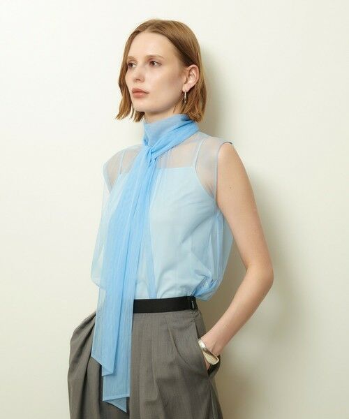 allureville / アルアバイル カットソー | シアーチュールボウプルオーバー | 詳細9