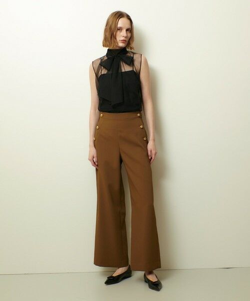 allureville / アルアバイル カットソー | シアーチュールボウプルオーバー | 詳細24