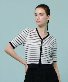 allureville / アルアバイル カーディガン・ボレロ | ソチッドウェービーV プルオーバー