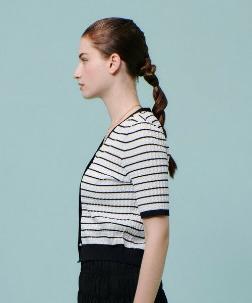 allureville / アルアバイル カーディガン・ボレロ | ソチッドウェービーV プルオーバー | 詳細2