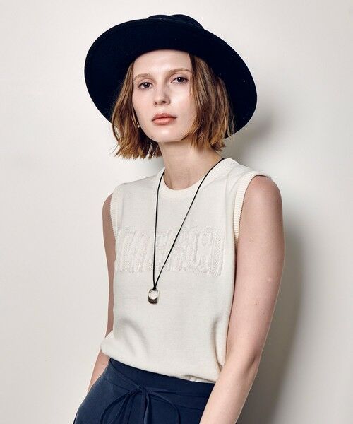 allureville / アルアバイル ニット・セーター | フリンジＪＱロゴプルオーバー | 詳細1