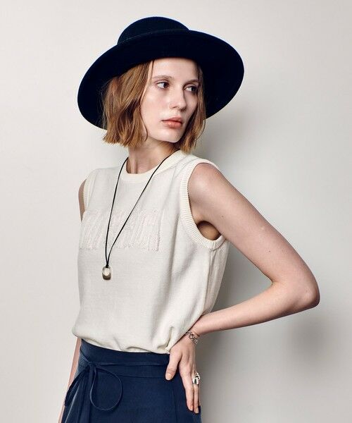 allureville / アルアバイル ニット・セーター | フリンジＪＱロゴプルオーバー | 詳細2