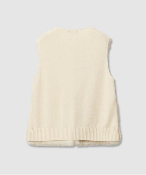 allureville / アルアバイル ニット・セーター | フェイクボアコンビニットジレ | 詳細4