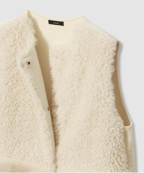 allureville / アルアバイル ニット・セーター | フェイクボアコンビニットジレ | 詳細5