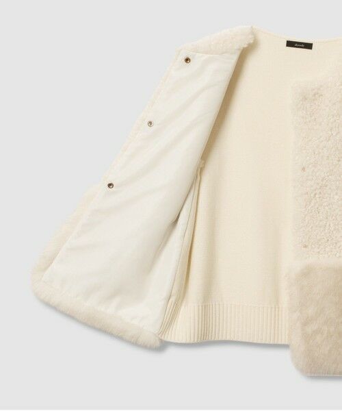 allureville / アルアバイル ニット・セーター | フェイクボアコンビニットジレ | 詳細7