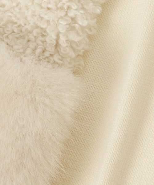 allureville / アルアバイル ニット・セーター | フェイクボアコンビニットジレ | 詳細8