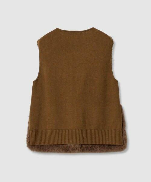 allureville / アルアバイル ニット・セーター | フェイクボアコンビニットジレ | 詳細18