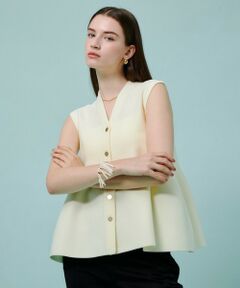 allureville / アルアバイル ニット・セーター | ペプラムジレ