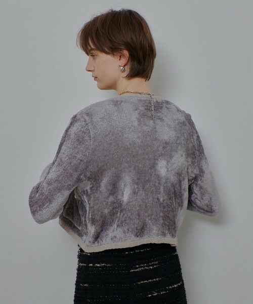 allureville / アルアバイル カーディガン・ボレロ | ベロアニットジャケット | 詳細3