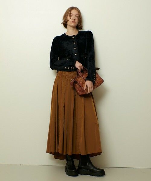 allureville / アルアバイル カーディガン・ボレロ | ベロアニットジャケット | 詳細15