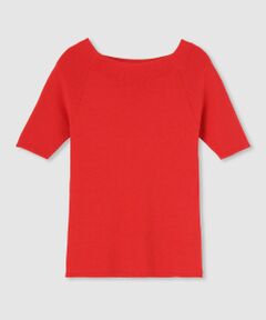 allureville / アルアバイル ニット・セーター | ◇ 2WAY ネック5分袖プルオーバー