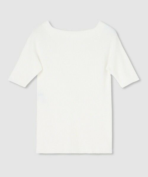 allureville / アルアバイル ニット・セーター | ◇ 2WAY ネック5分袖プルオーバー | 詳細1