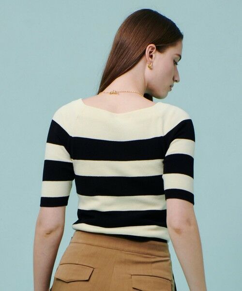 allureville / アルアバイル ニット・セーター | ◇ 2WAY ネック5分袖プルオーバー | 詳細11